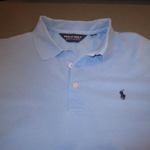 Men's Light Blue - Ralph Lauren Golf Polo - Sz L